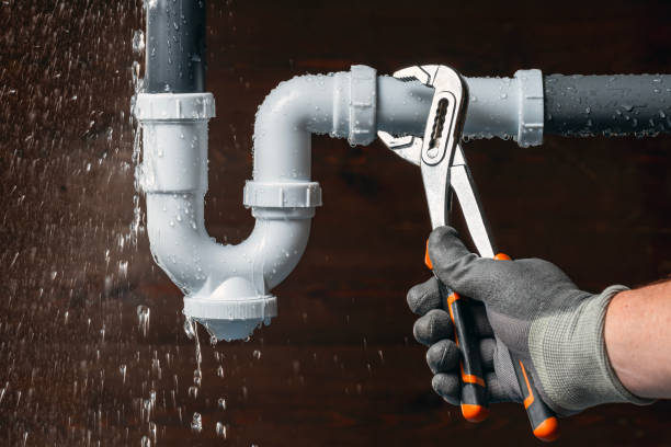 Professional Sewer Line Repair technician working in Shelter Island Heights, NY